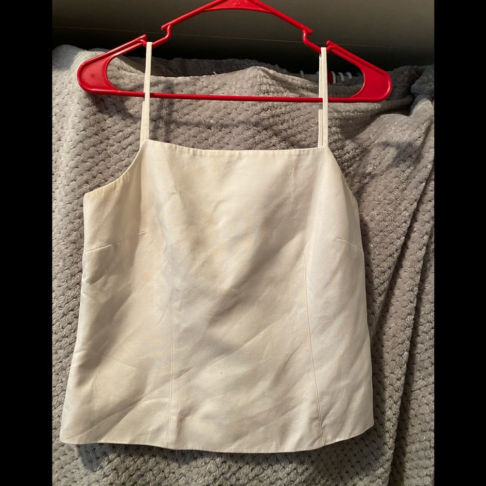 White tank top with lining